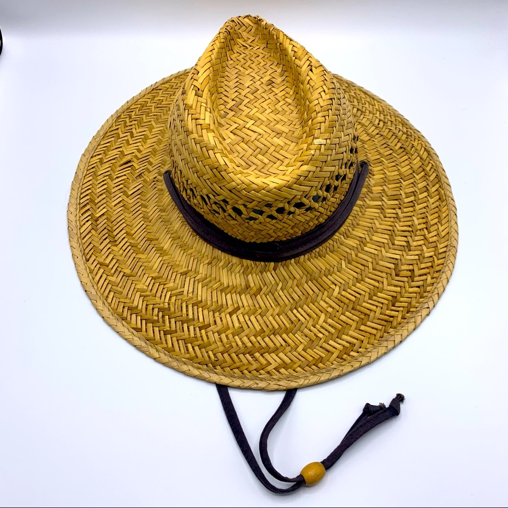DP Brand Wide Brim Straw Hat